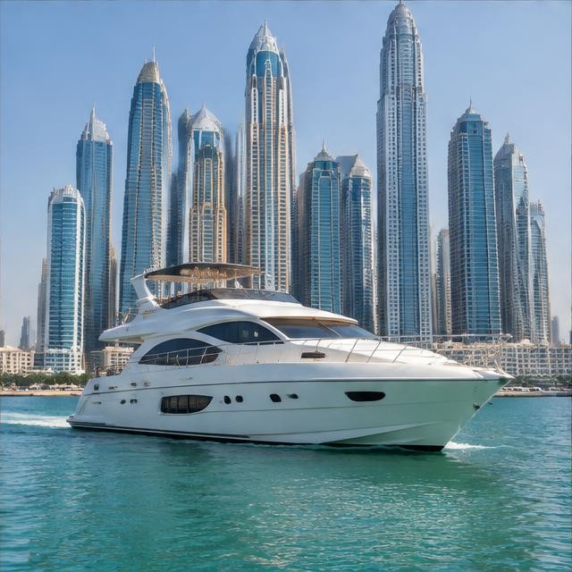 A yacht experience in Dubai Marina
